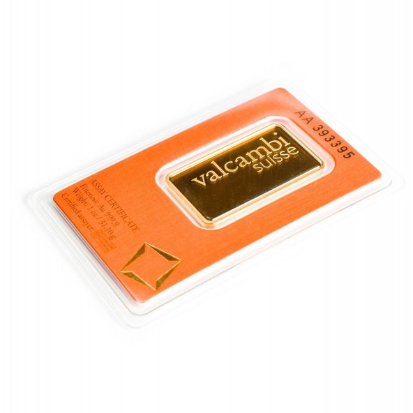 70027 Investičná zlatá tehla  31,1 g Valcambi (3)