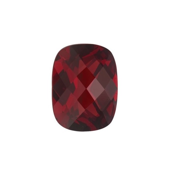 Granát mozambik antický cushion 8 x 6 mm 1,77ct Checkerboard cut GRUCAAS-8