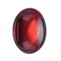 Granát mozambik ovál 10 x 8 mm, AA, Kabošon