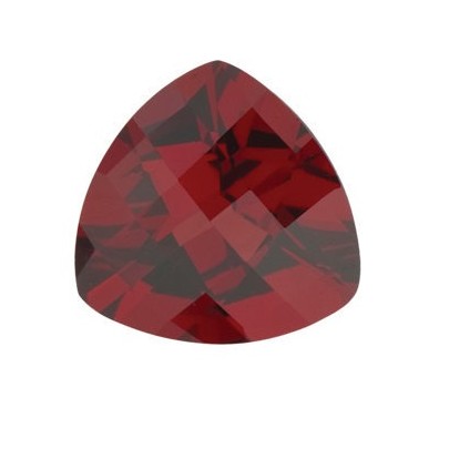 Granát mozambik trillion 7 x 7 mm 1,45ct Checkerboard cut GRTCAAS-7