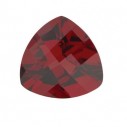 Granát mozambik trillion 7 x 7 mm, AA, Checkerboard cut
