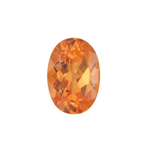 Granát spessartit ovál 4 x 3 mm 0,25ct Fazetovaný GROFAAOR-4