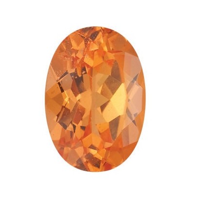 Granát spessartit ovál 5 x 3 mm 0,35ct Fazetovaný GROFAAOR-5