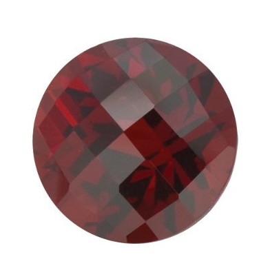 Granát mozambik okrúhly 8 mm 2,53ct Checkerboard cut GRRCAAS-8