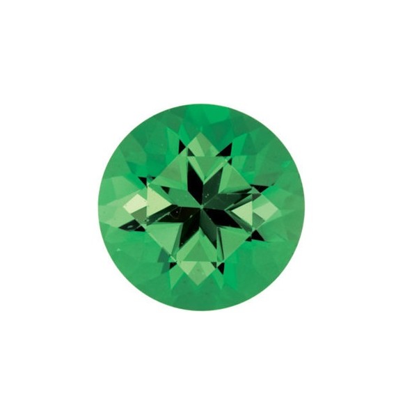 Granát tsavorit okrúhly 4 mm 0,29ct Fazetovaný GRRFAAGR-4