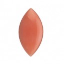 Korál ružový markíz 12 x 6 mm, Standard, Kabošon