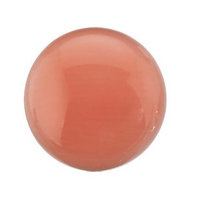 Korál ružový okrúhly 2,86 2,65ct Kabošon KORKSRO-10