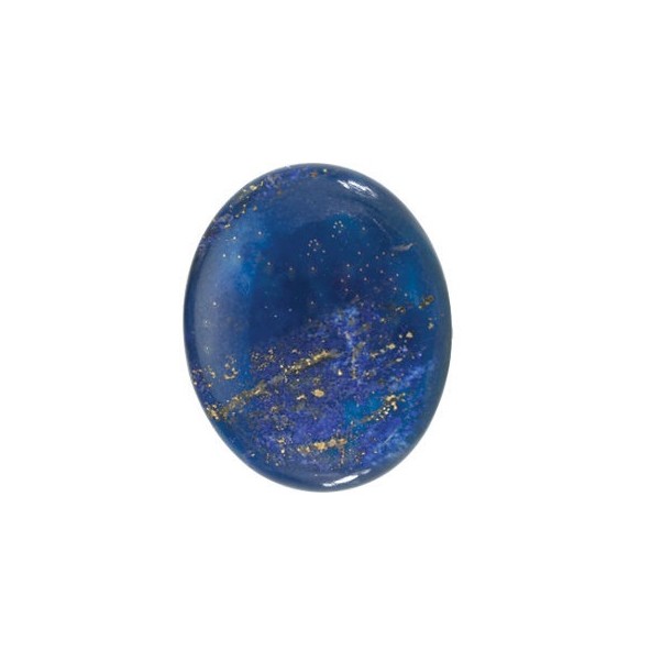 Lapis lazuli ovál 5 x 3 mm 0,26ct Kabošon LLOKSSP-5
