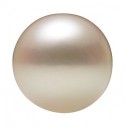 Morská perla biela okrúhla 4 mm, AA, Half-drilled