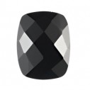 Ónyx antický cushion 8 x 6 mm, Standard, Checkerboard cut