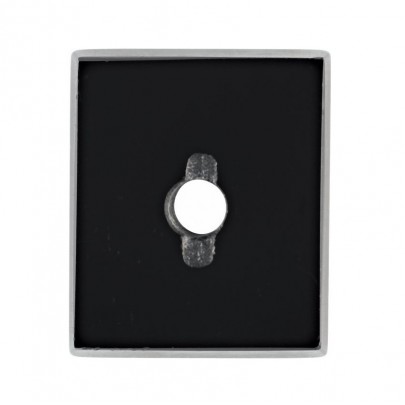 Ónyx cushion 10 x 8 mm Flat Top-Cut hole OXCH1SJT-10