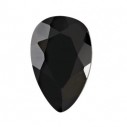 Ónyx slza 6 x 4 mm, Standard, Fazetovaný