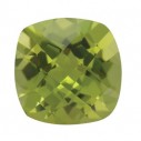 Peridot antický štvorec 5 x 5 mm, AA, Checkerboard cut