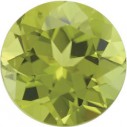 Peridot okrúhly 1 mm, AA, Fazetovaný