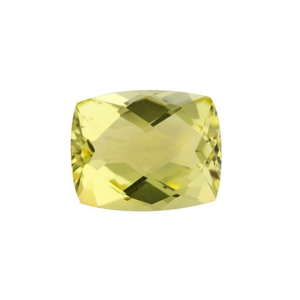 Quartz lemon antický cushion 9 x 7 mm 2,1ct Checkerboard cut KRUCAAYL-9