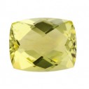 Quartz lemon antický cushion 9 x 7 mm, AA, Checkerboard cut