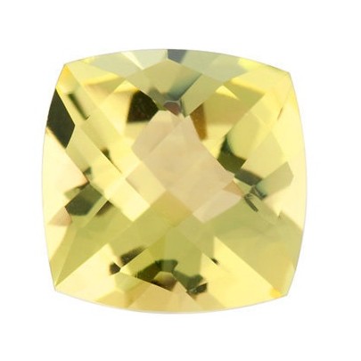 Quartz lemon antický štvorec 9 x 9 mm 3,3ct Checkerboard cut KRVCAAYL-9