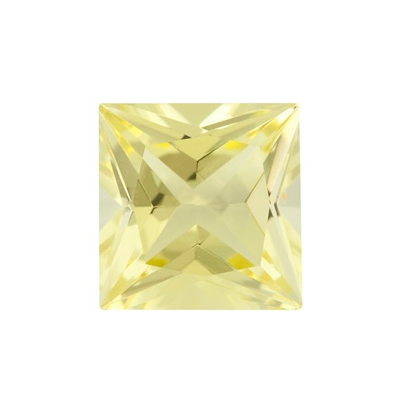 Quartz lemon štvorec 8 x 8 mm 2,09ct Princess cut KRPPAAYL-8