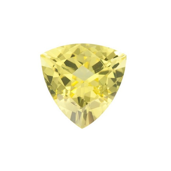 Quartz lemon trillion 10 x 10 mm 2,65ct Fazetovaný KRTFAAYL-10