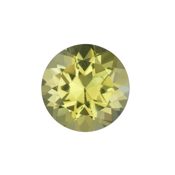 Quartz lemon okrúhly 8 mm 1,75ct Fazetovaný KRRFAAYL-8