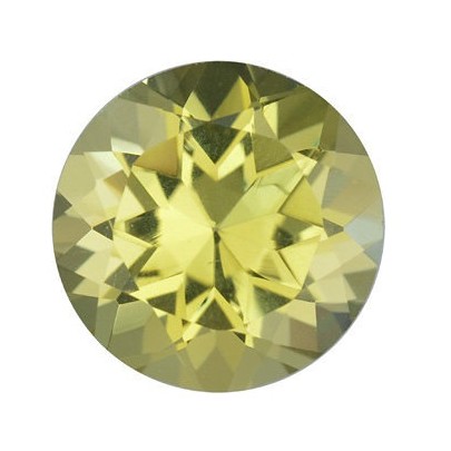 Quartz lemon okrúhly 10 mm 3,19ct Fazetovaný KRRFAAYL-10