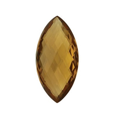 Quartz Honey markíz 28 x 14 mm 22,6ct Double-sided Checkerboard cut KRMOAAHO-28