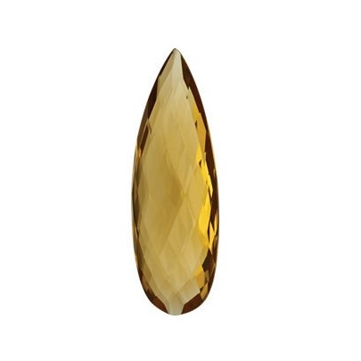 Quartz Honey slza 24 x 8 mm 5,21ct Double-sided Checkerboard cut KRXOAAHO-24