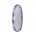 Quartz Rose de France ovál 30 x 12 mm, AA, Double-sided Checkerboard cut