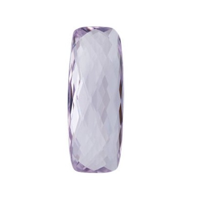 Quartz Rose de France antický cushion 25 x 10 mm 12,9ct Double-sided Checkerboard cut KRUOAAPU-25