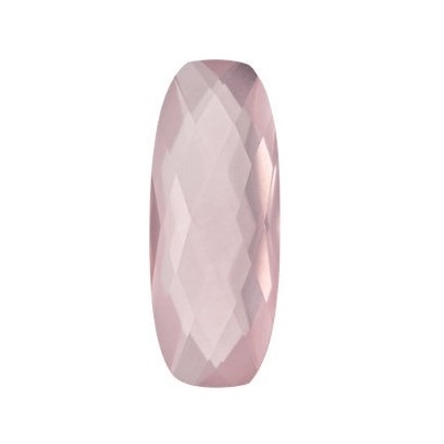 Quartz rose-ruženín antický cushion 30 x 10 mm 18,85ct Double-sided Checkerboard cut KRUOAARO-30