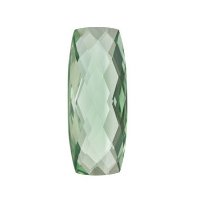 Quartz zelený antický cushion 30 x 10 mm 18,85ct Double-sided Checkerboard cut KRUOAAGR-30