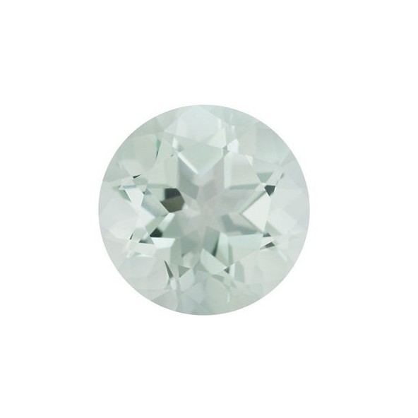 Quartz zelený okrúhly 7 mm 1,28ct Fazetovaný KRRFAGR-7