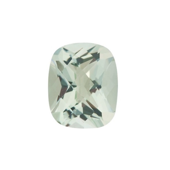 Quartz zelený antický cushion 9 x 7 mm 1,88ct Checkerboard cut KRUCAGR-9