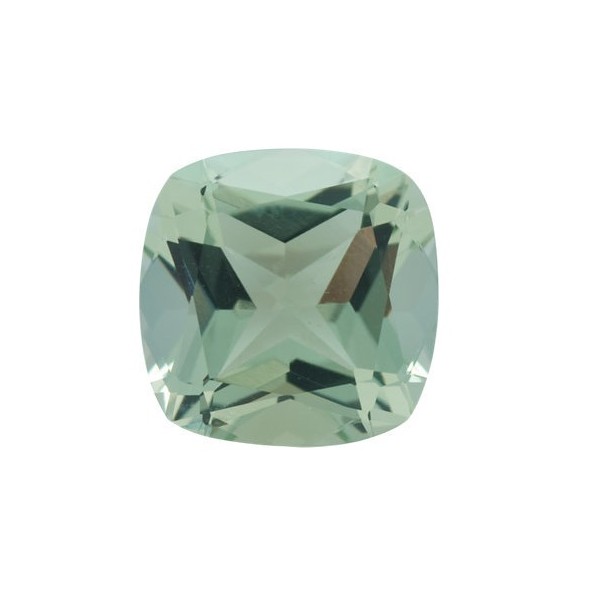 Quartz zelený antický štvorec 7 x 7 mm 1,45ct Fazetovaný KRVFAGR-7