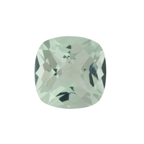 Quartz zelený antický štvorec 9 x 9 mm 3,3ct Checkerboard cut KRVCAGR-9