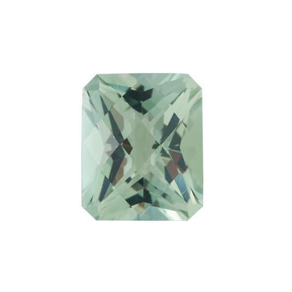 Quartz zelený emerald 9 x 7 mm Checkerboard cut KRECAGR-9