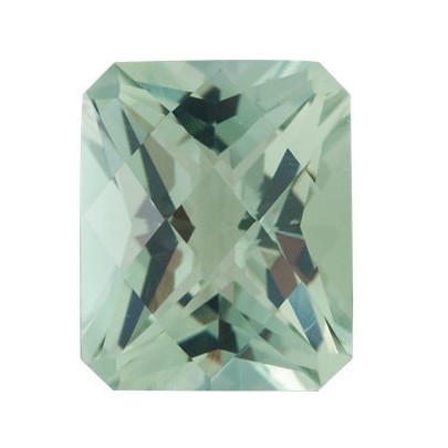 Quartz zelený emerald 11 x 9 mm Checkerboard cut KRECAGR-11