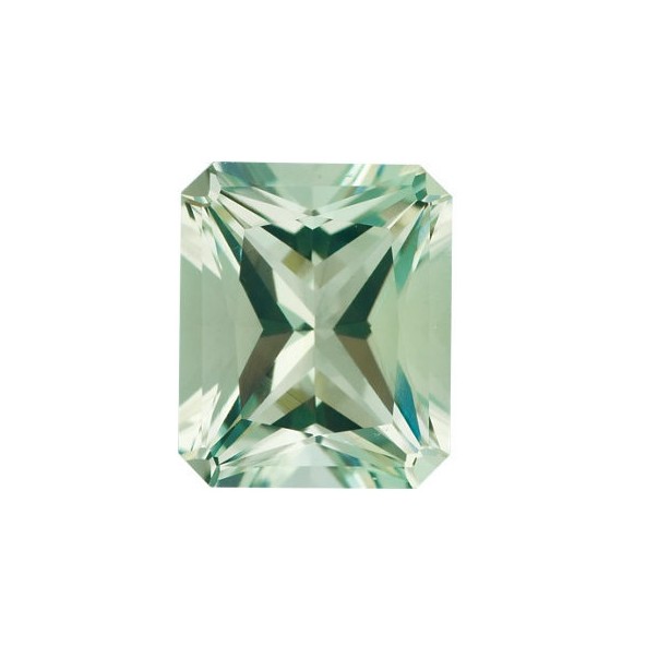 Quartz  zelený emerald 9 x 7 mm 1,94ct Radiant-Cut KRERAGR-9