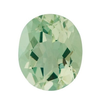 Quartz zelený ovál 8 x 6 mm 1,21ct Fazetovaný KROFAGR-8