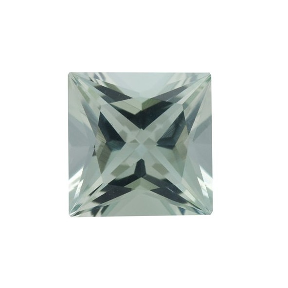 Quartz zelený štvorec 8 x 8 mm 2,09ct Princess cut KRPPAGR-8