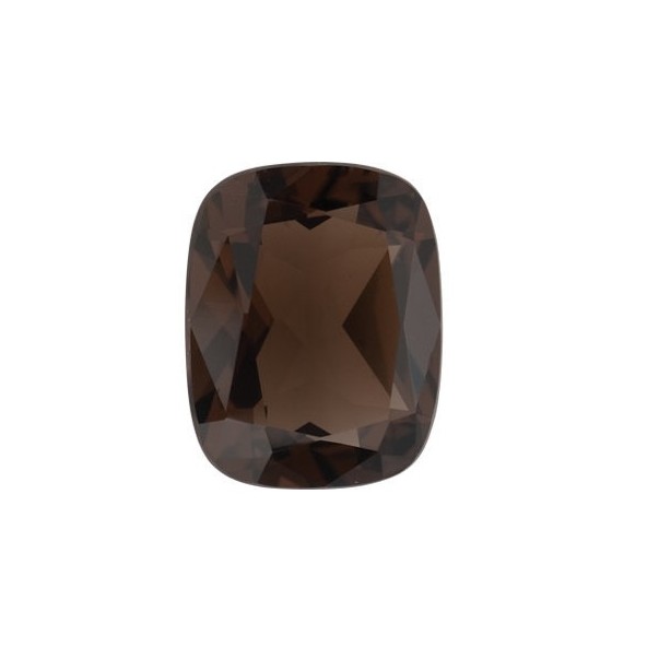 Quartz smoky-záhneda antický cushion 10 x 8 mm 2,75ct Fazetovaný KRUFAABR-10