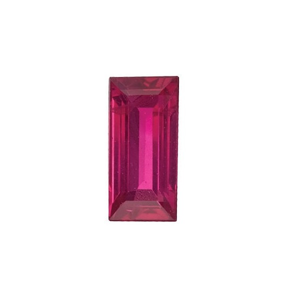 Rubín rovná bageta 3 x 2 mm 0,12ct Fazetovaný RBBFARB-3-3