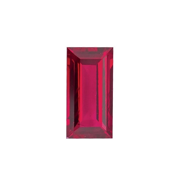 Rubín rovná bageta 3 x 2 mm 0,12ct Fazetovaný RBBFAARB-3-3