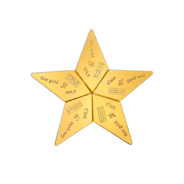70041 Investičná zlatá tehla  5x1 g CombiBars Stars Capsule  (1)