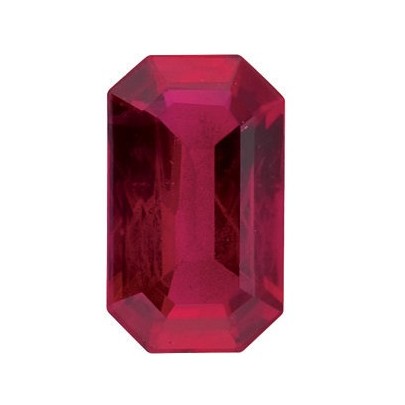 Rubín emerald 5 x 3 mm 0,36ct Fazetovaný RBEFBRB-5