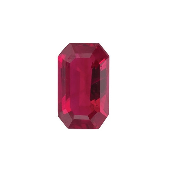 Rubín emerald 5 x 3 mm 0,36ct Fazetovaný RBEFARB-5