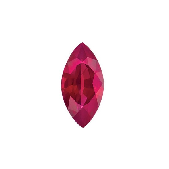 Rubín markíz 4 x 2 mm 0,11ct Fazetovaný RBMFAARB-4