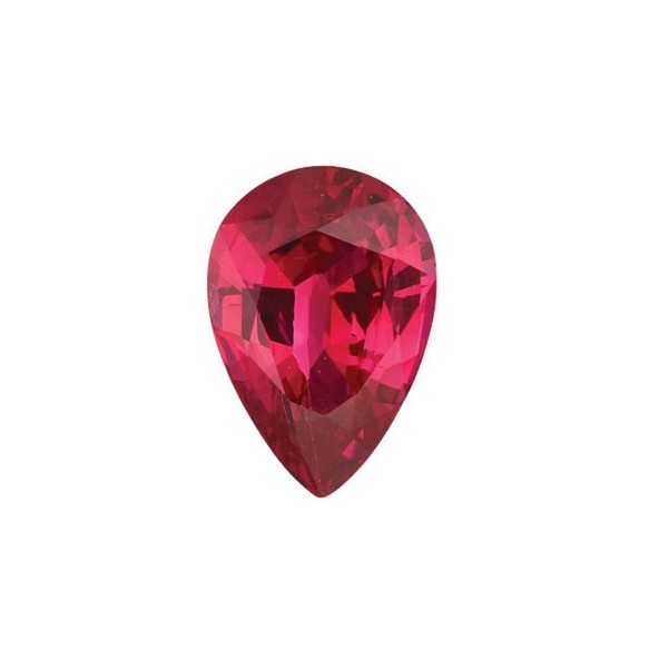 Rubín slza 4 x 3 mm 0,2ct Fazetovaný RBXFARB-4