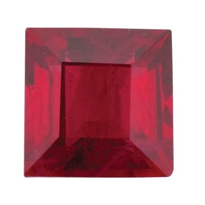 Rubín štvorec 2,25 x 2,25 mm 0,11ct Step-cut RBPSAARB-2,25