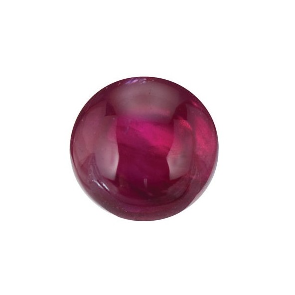 Rubín okrúhly 4 mm 0,4ct Kabošon RBRKARB-4